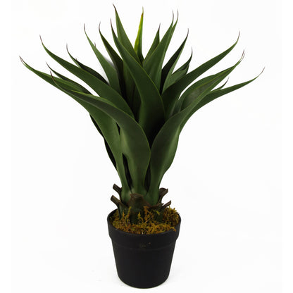 60cm Large Artificial Yucca Plant with Ceramic Planter & Stand