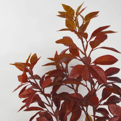 80cm Artificial Orange Fire Autumn Ficus Tree