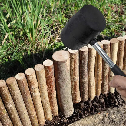 Rubber black mallets Woven Wood