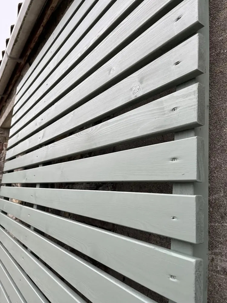 120cm Customisable Wood Trough Trellis Planter