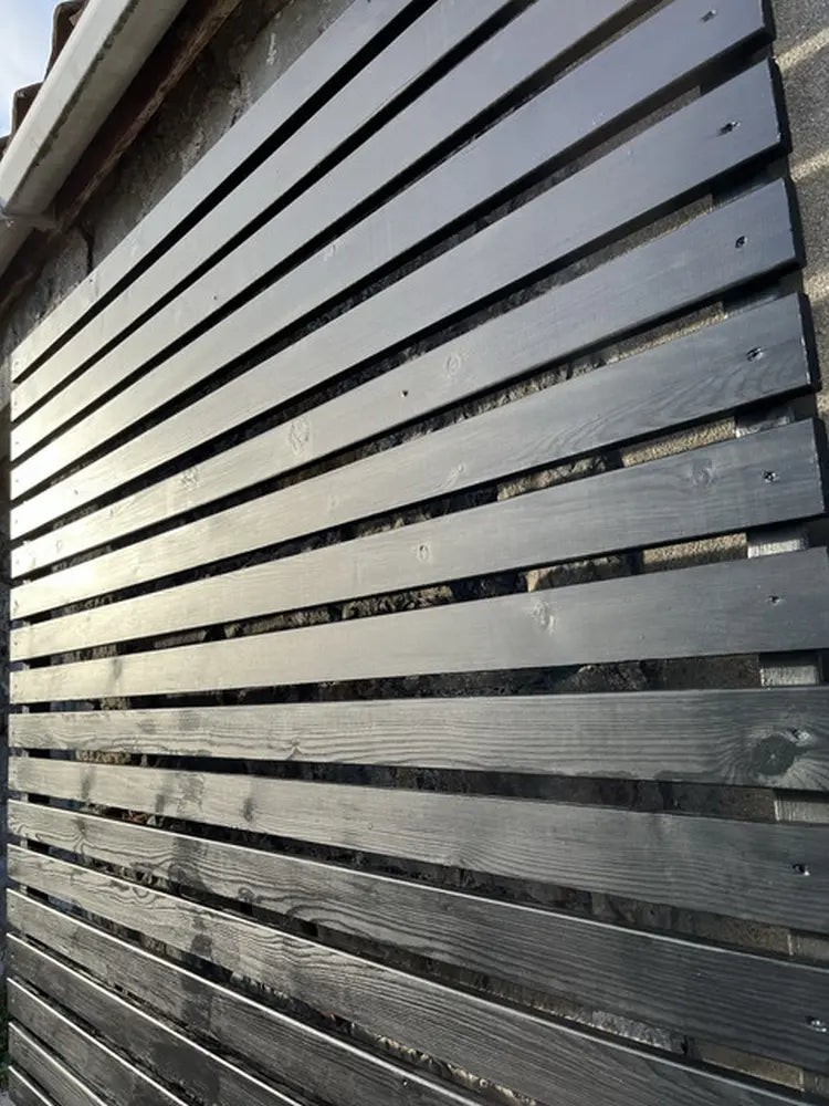 Customisable Wood Trough Trellis Planter
