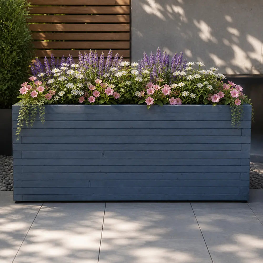 Customisable Wooden Trough Planter