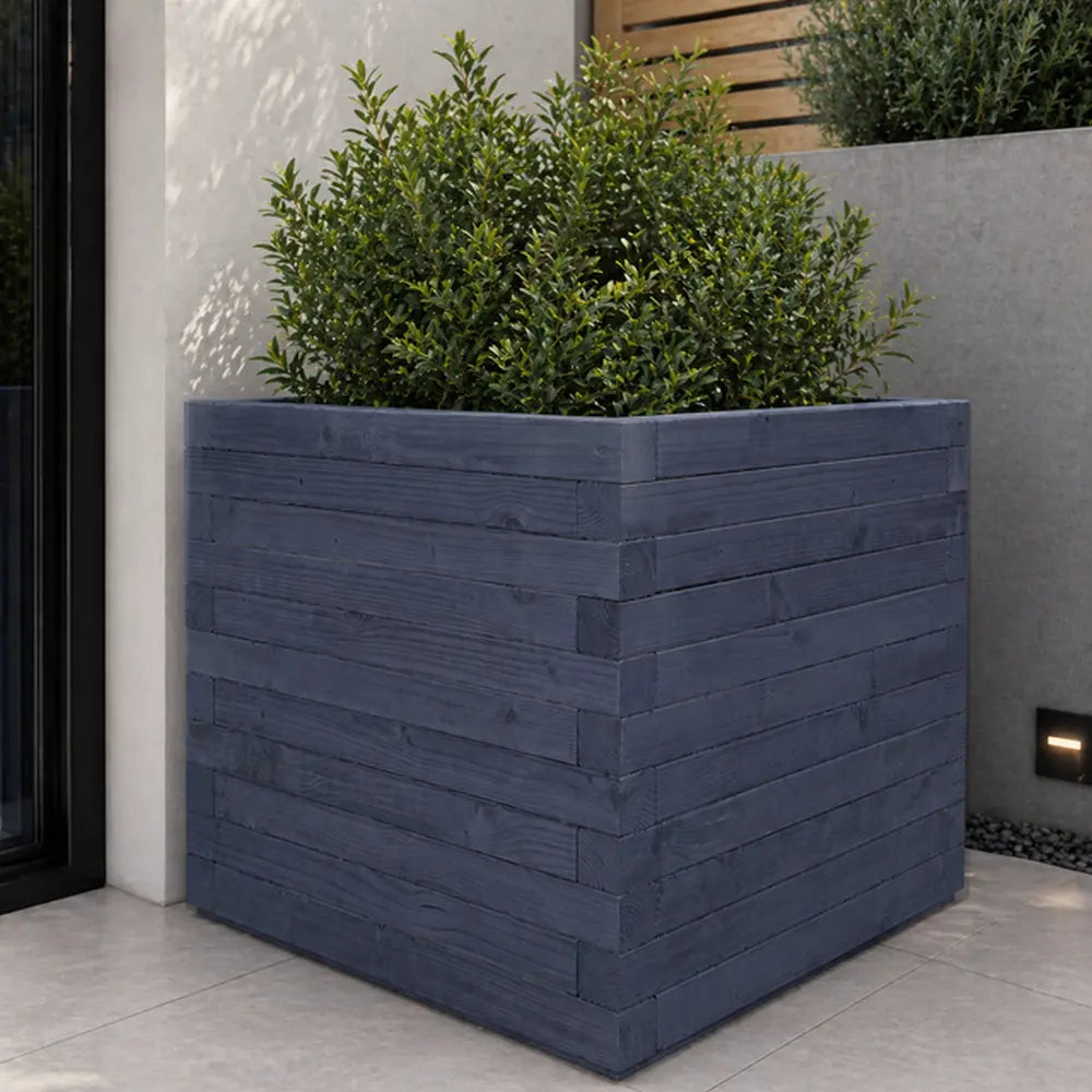 Customisable Wooden Trough Planter