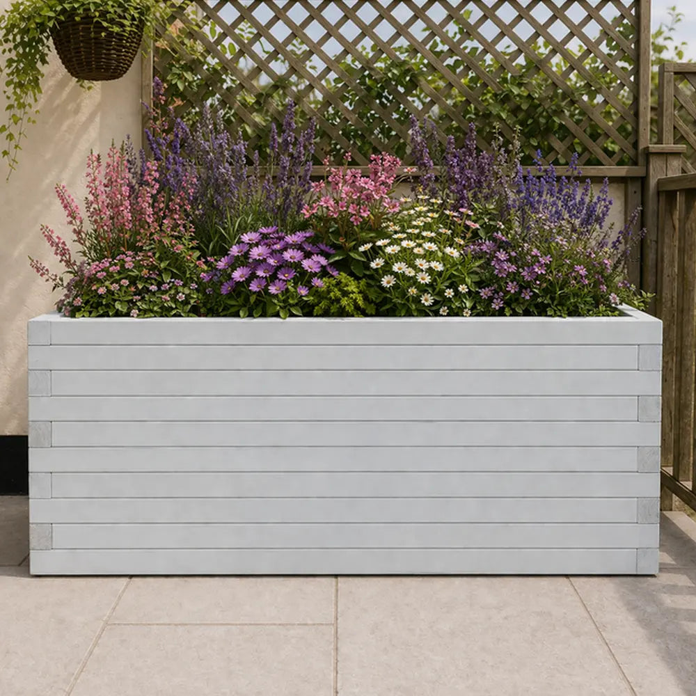 Customisable Wooden Trough Planter