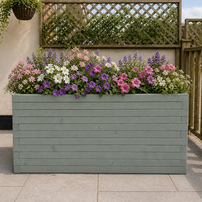 Customisable Wooden Trough Planter