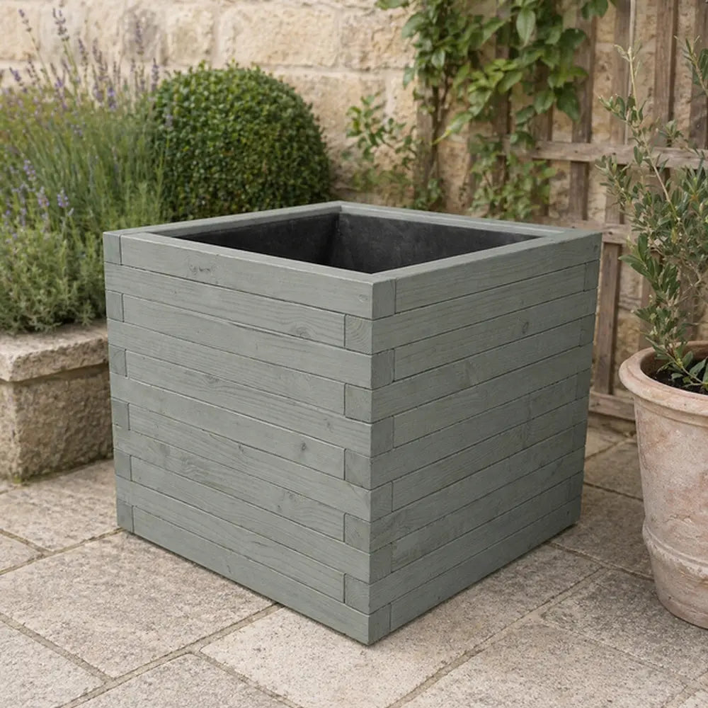 Customisable Wooden Trough Planter