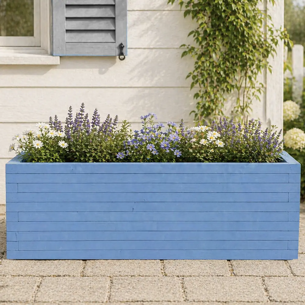 Customisable Wooden Trough Planter