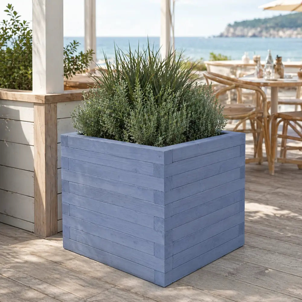 Customisable Wooden Trough Planter