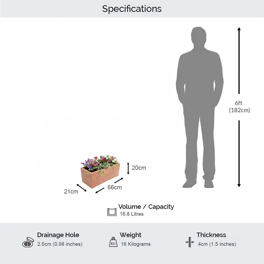 #68cm(L) x 22cm(W) x 24cm(H)