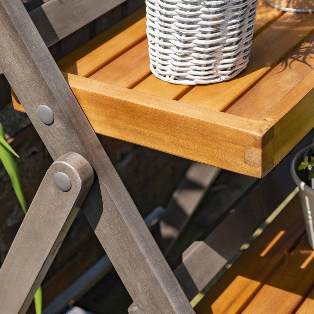 Alderley Hardwood Plant Ladder Small