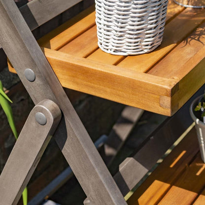 Alderley Hardwood Plant Ladder Small