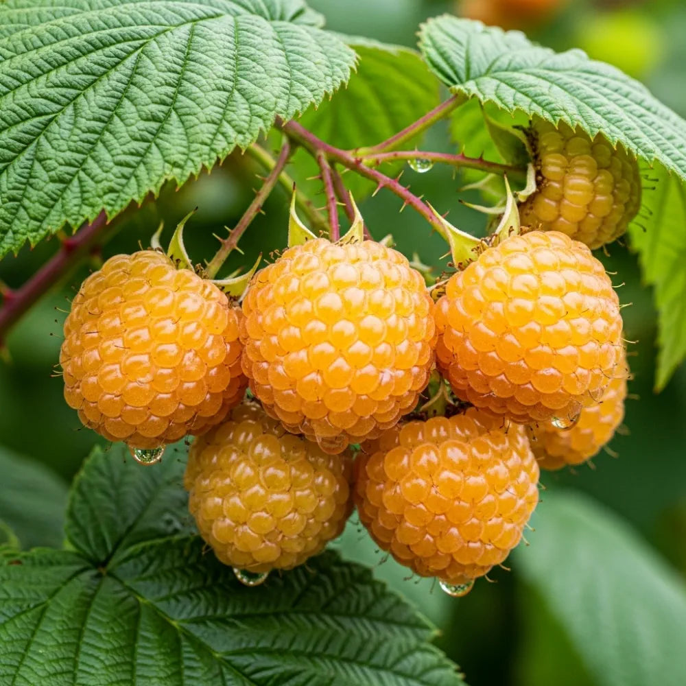 3 All Gold Raspberry Plants | 3L Pots
