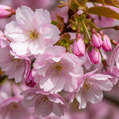8ft Standard Flagpole Cherry Blossom Tree | Mature Bare Root Prunus Amanogawa | 8/10cm Girth