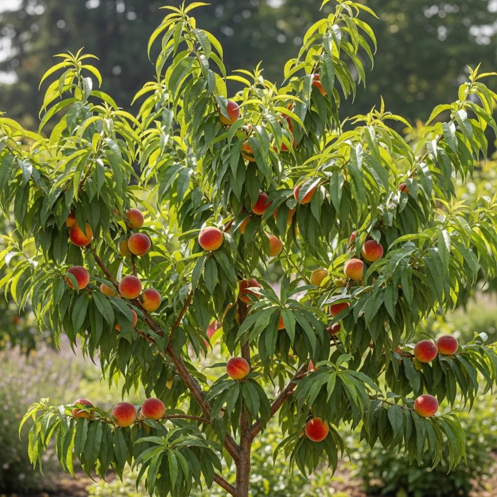 6ft Half-Standard'Avalon Pride' Peach Tree | Mature Bare Root | 6/8cm Girth