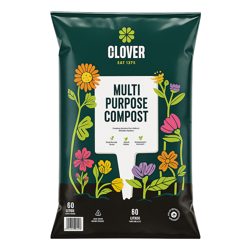 60 Litres - Clover Multi-Purpose Compost