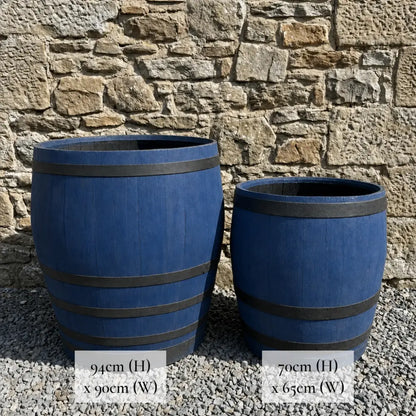 #65-70cm(D) x 67-70cm(H) 3/4 Barrel
#90cm(D) x 94cm(H) 3/4 Barrel
#Blue/Black Band
#with Liner
#without Liner