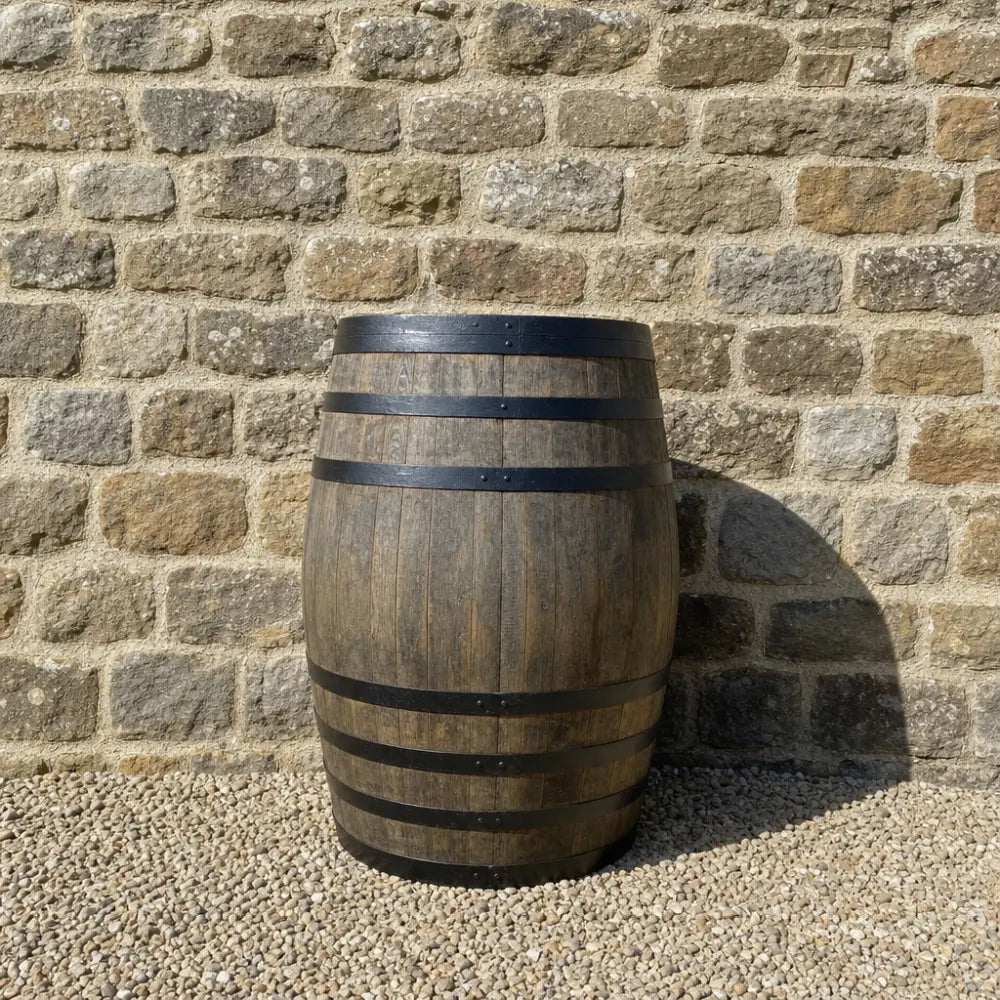 #90cm(D) x 130cm(H) Full Barrel
#Natural Timber/Black Band
#with Liner
#without Liner