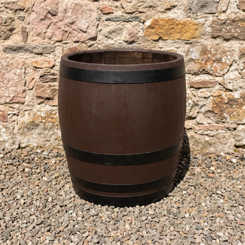 #90cm(D) x 94cm(H) 3/4 Barrel
#Brown/Black Band
#with Liner
#without Liner