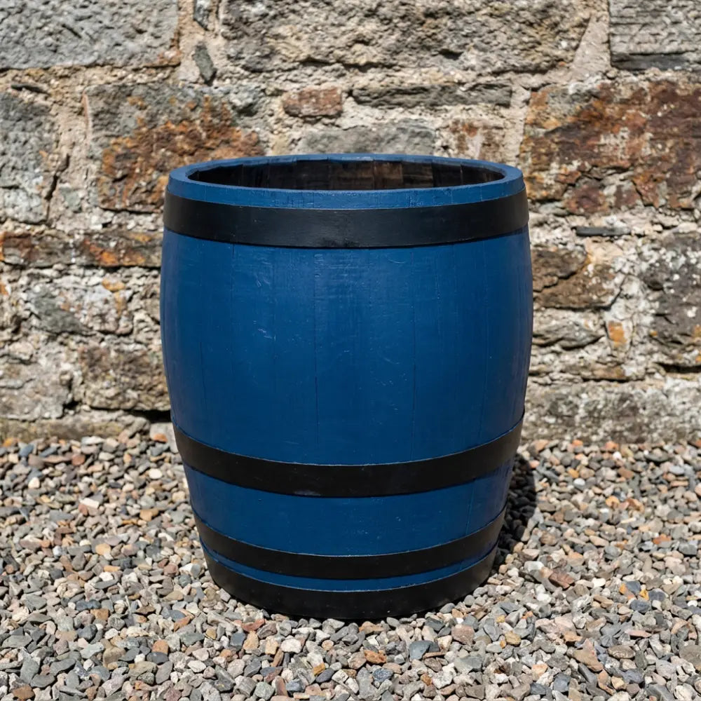 #90cm(D) x 94cm(H) 3/4 Barrel
#Blue/Black Band
#with Liner
#without Liner