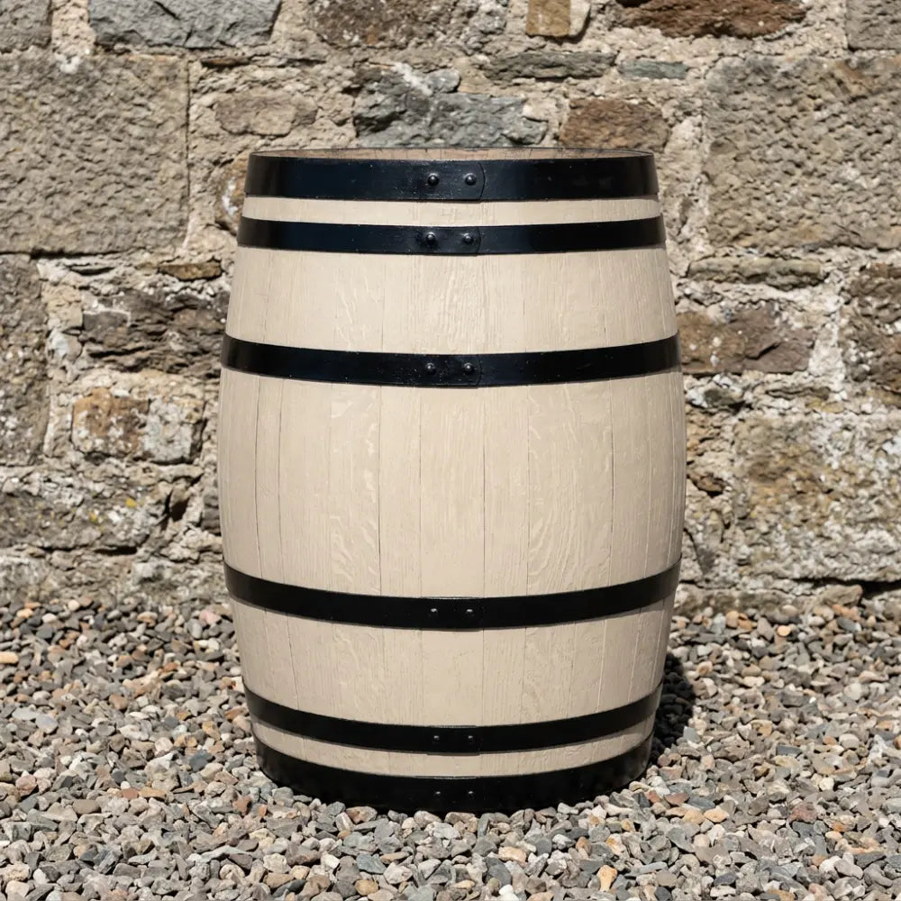 #65-70cm(D) x 90cm(H) Full Barrel
#Cream/Black Band
#with Liner
#without Liner