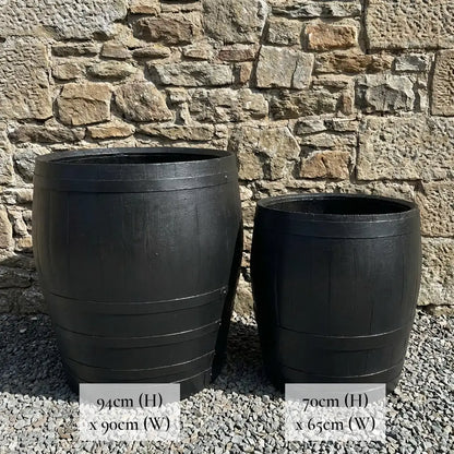 #65-70cm(D) x 67-70cm(H) 3/4 Barrel
#Black/Black Band
#with Liner
#without Liner