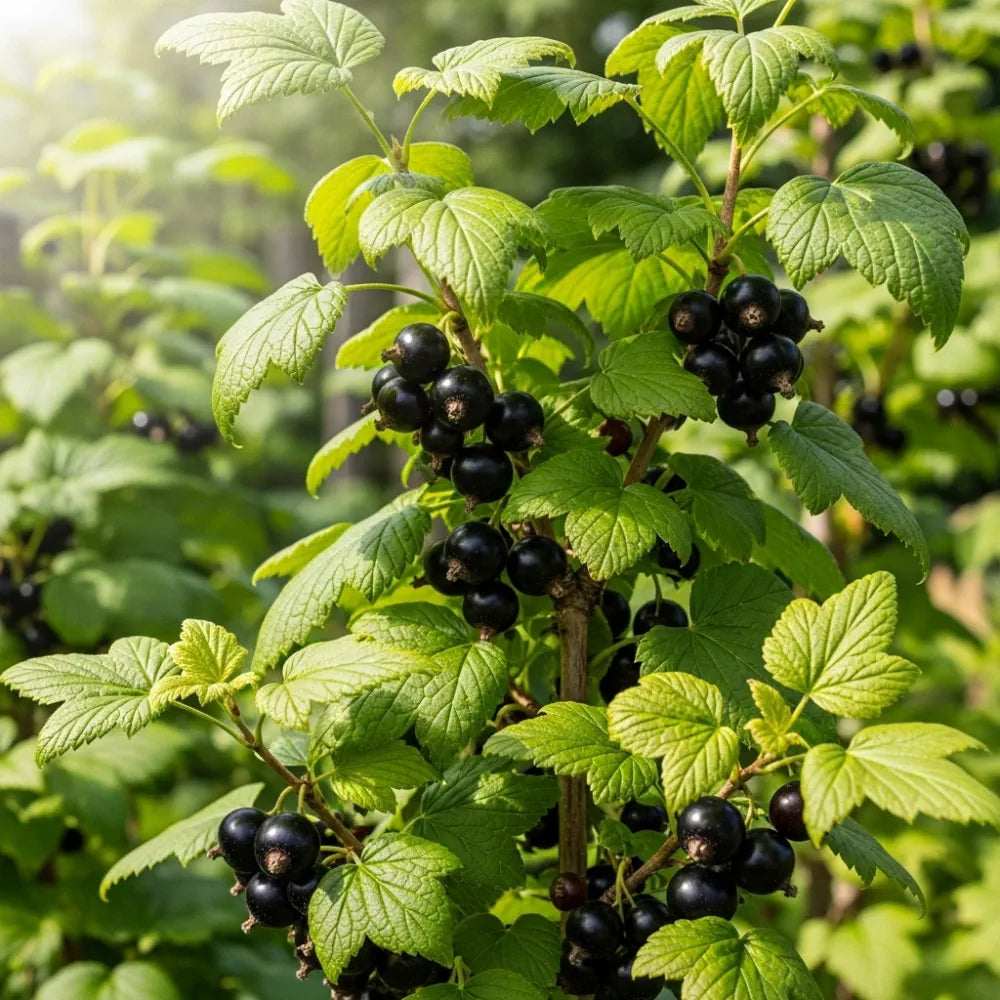 Blackcurrant 'Ben Sarek' Bush | 50-80cm Plant in 3L Pot