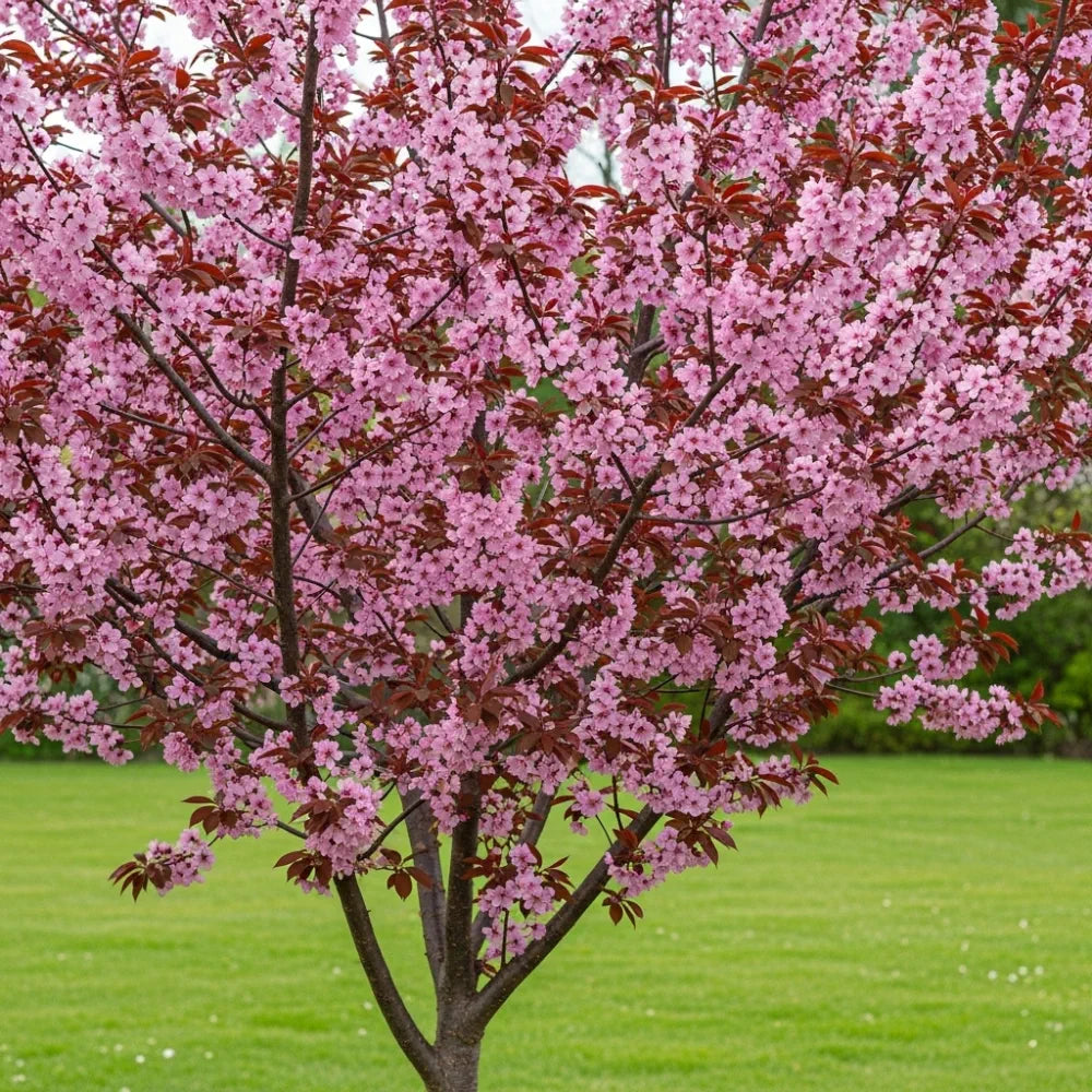 5ft Black Cherry Plum Tree | Prunus cerasifera 'Nigra' | Bare Root | 2 Years Old