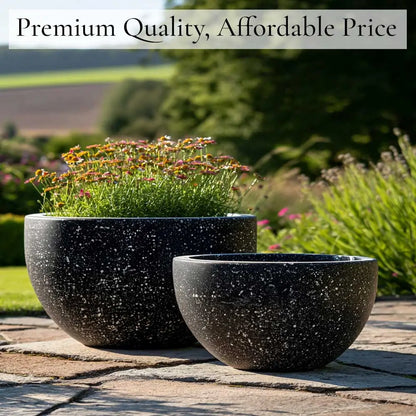 Zinc Galvanised Bowl Planter