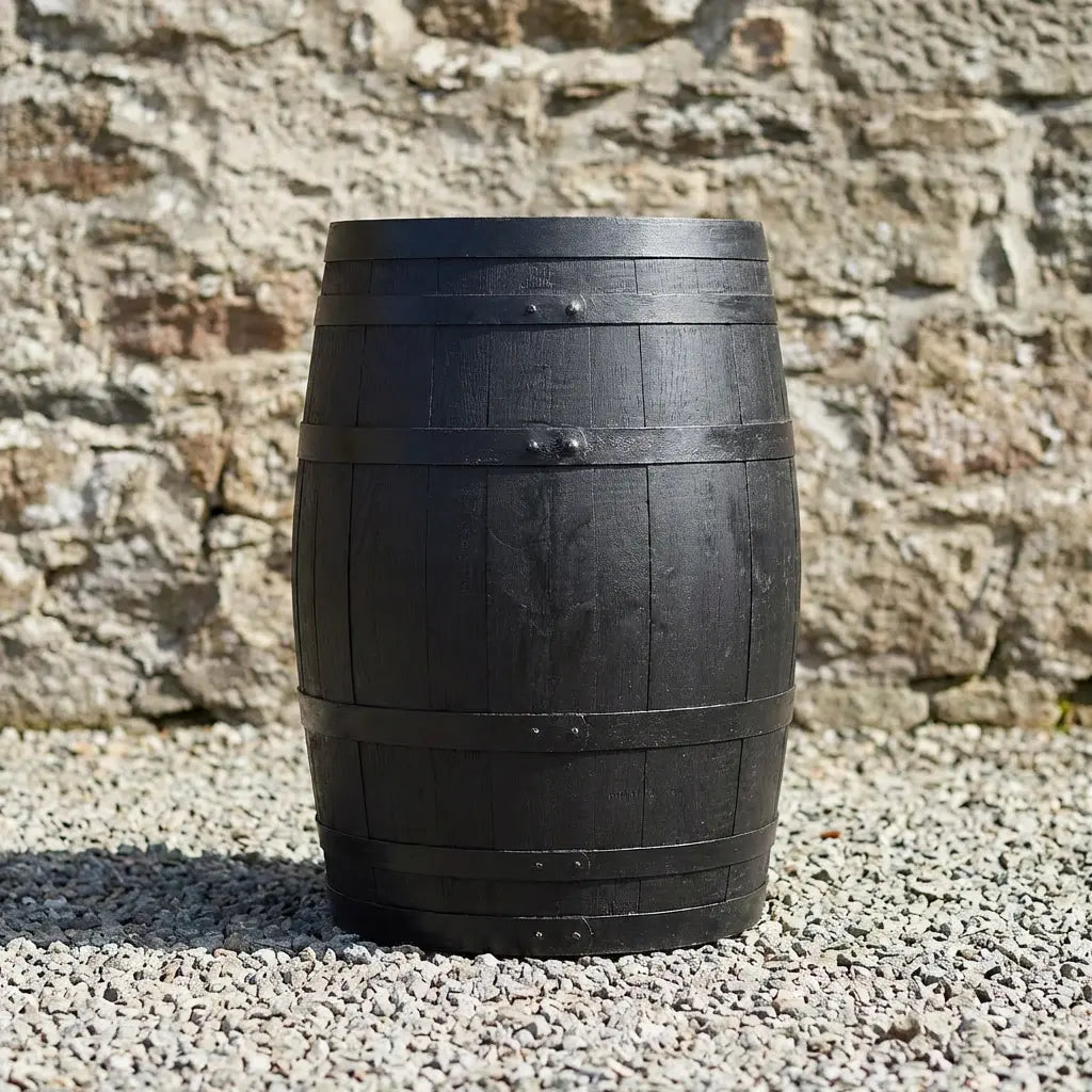 #65-70cm(D) x 90cm(H) Full Barrel
#Black/Black Band
#with Liner
#without Liner
