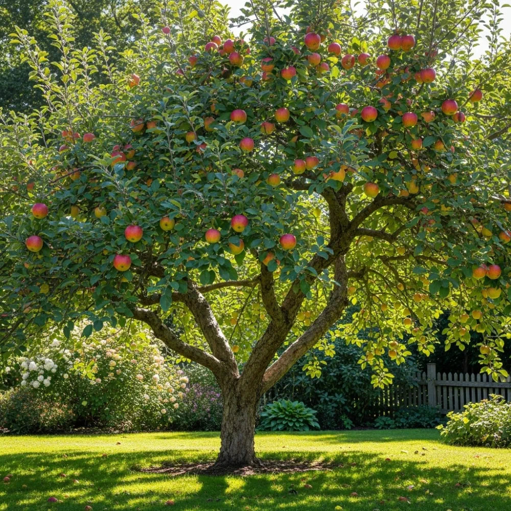 6ft Half-Standard 'Braeburn Hillwell' Mature Apple Tree | 6/8cm Girth | Grown in 20L Airpot