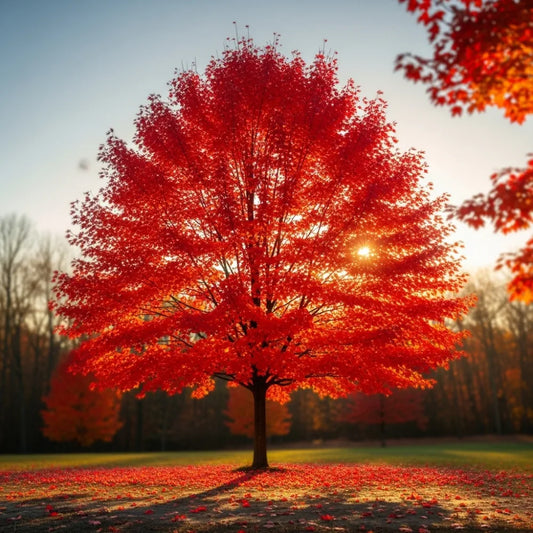 5ft Canadian Red Maple Tree | Acer rubrum | 9L Pot | 2 Years Old