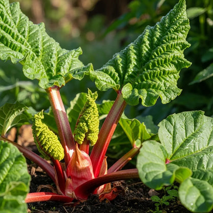 3 Champagne' Rhubarb Plants | 3L Pots