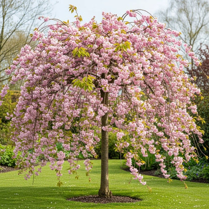 5ft Cheal's Weeping Cherry Blossom Tree | Prunus 'Kiku-Shidare' | 9L Pot | 2 Years Old