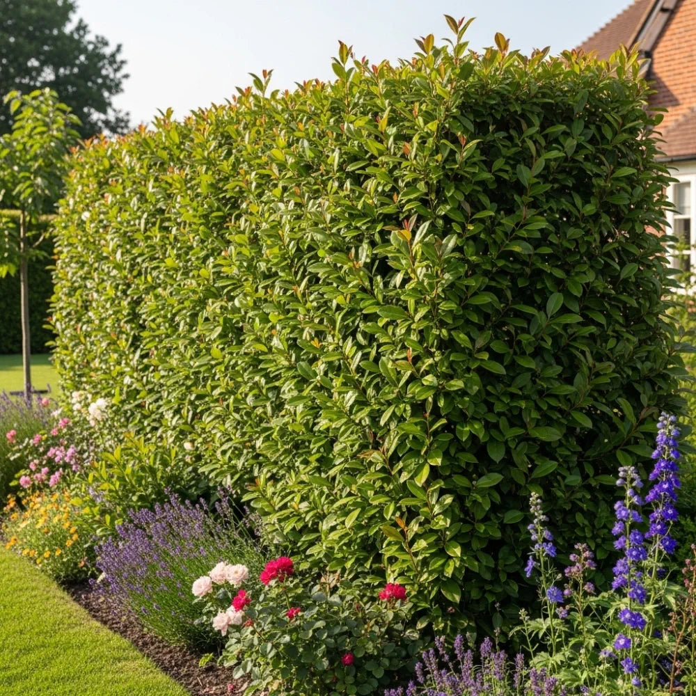 6 x 3ft Cherry Laurel Hedging | Prunus laurocerasus 'Rotundifolia' | 3L Pot
