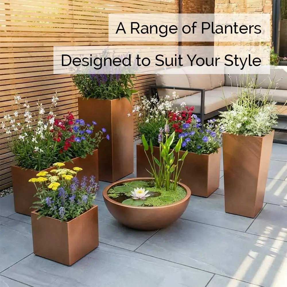 #40cm(L) x 40cm(W) x 100cm(H)
#32cm(L) x 32cm(W) x 75cm(H)
#25cm(L) x 25cm(W) x 50cm(H)
#Copper