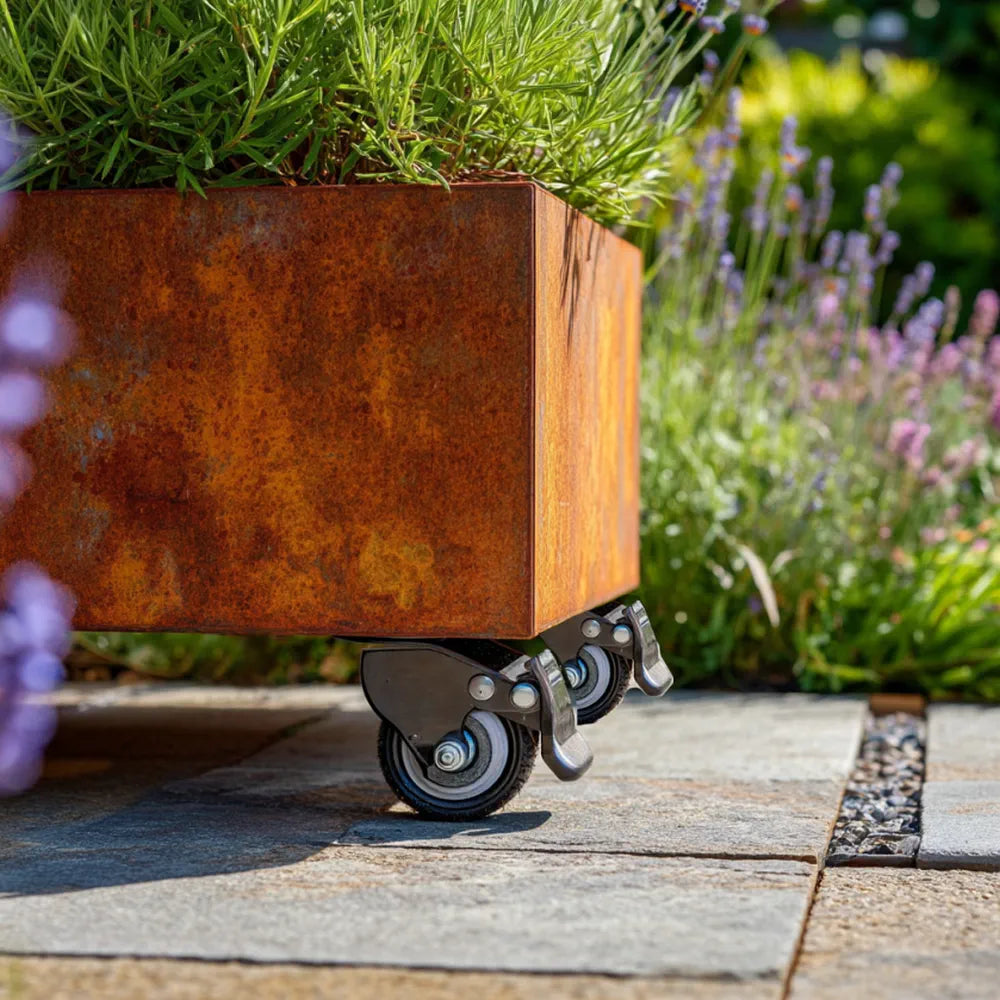 Wheels for Wood & Corten Planters - Set of 8