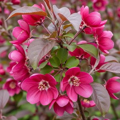 5ft Purple Crabapple Tree | Malus 'Crimson Cascade' | 9L Pot