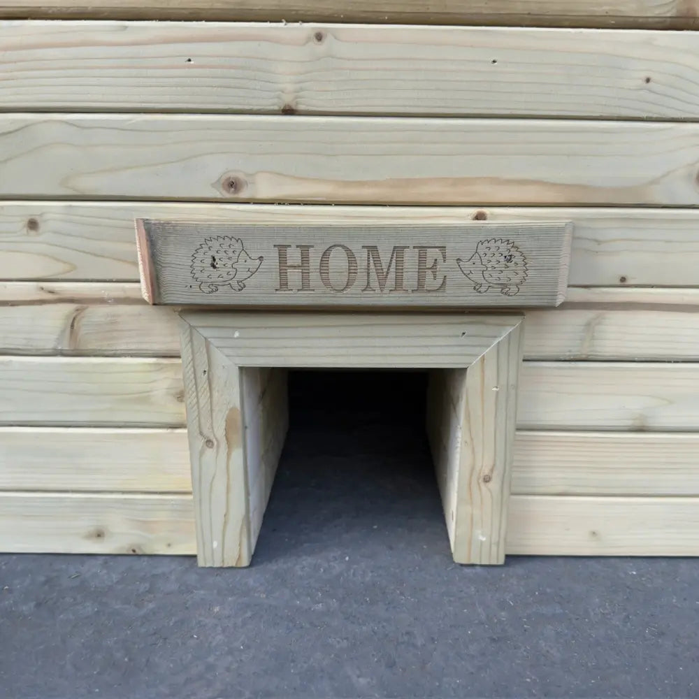 Customisable Hedgehog Hide Wooden Planter