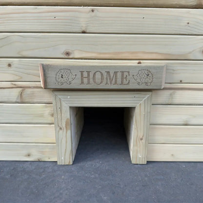 Customisable Hedgehog Hide Wooden Planter