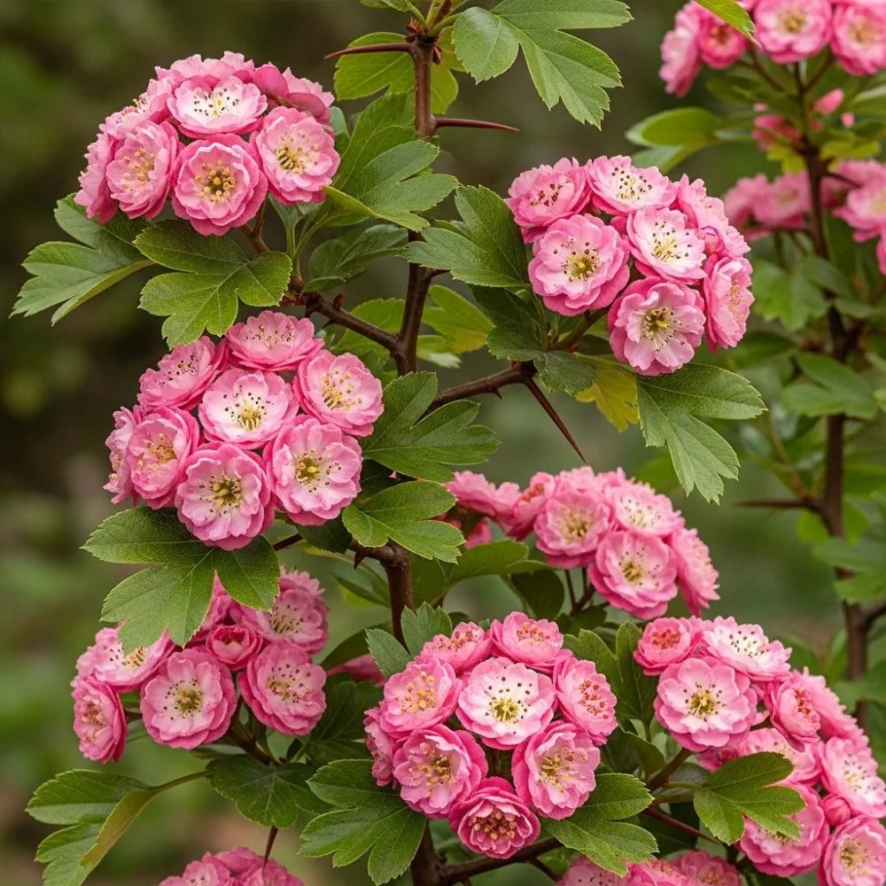 13ft Mature 'Crimson Cloud' Hawthorn Tree | Standard Bare Root Tree