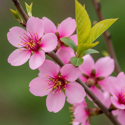 3ft Top Worked Dwarf Russian Almond Blossom Tree | Prunus tenella 'Firehill' | 9L Pot