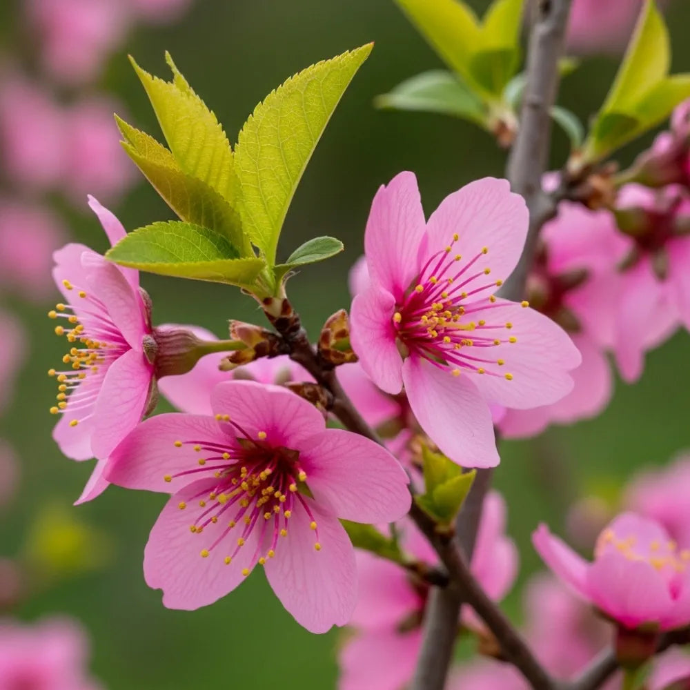 3ft Dwarf Russian Almond Blossom Tree | Prunus tenella 'Firehill' | Bare Root