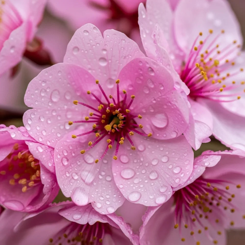 5ft Early Flowering Cherry Blossom Tree | Prunus persicoides 'Spring Glow' | Bare Root | 2 Years Old