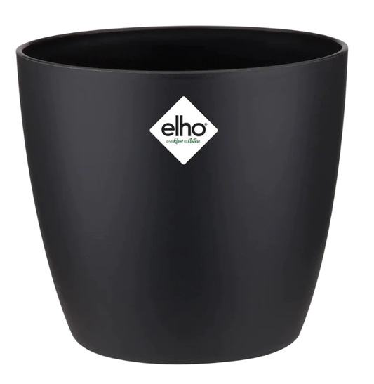 Elho Brussels Round 18 Black Plant Pot