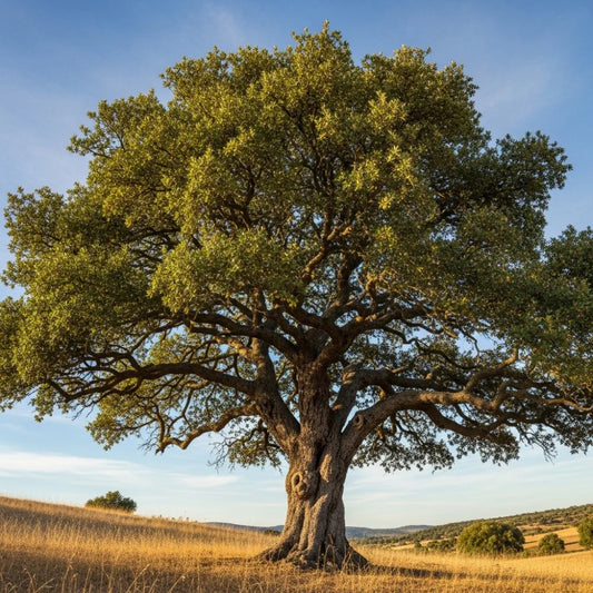 5ft Evergreen Oak Tree | Quercus Ilex | 9L Pot | 2 Years Old