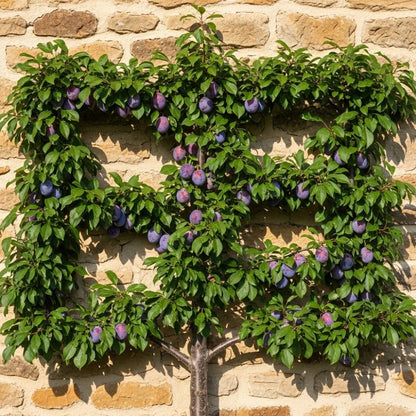 Fan-Trained 'Victoria' Plum Tree | 5ft | 9L Pot