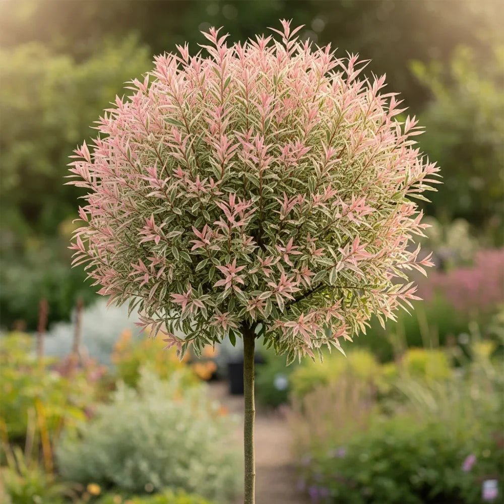 Gift Wrapped Flamingo Willow Tree in a 3L Pot | The Perfect Plant Present