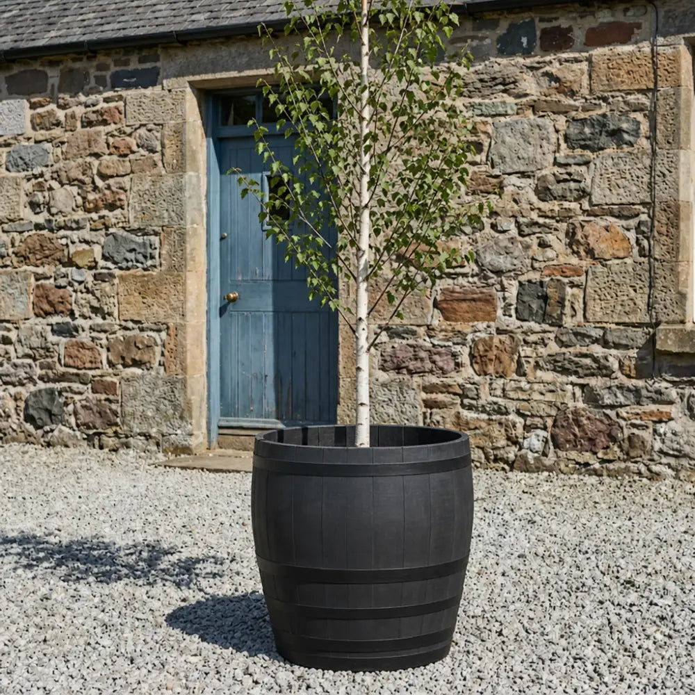 #90cm(D) x 94cm(H) 3/4 Barrel
#Grey/Black Band
#with Liner
#without Liner
