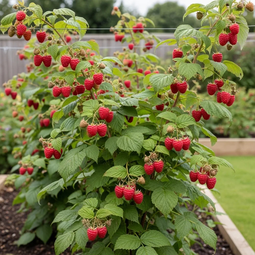Purple Raspberry Canes 10 'Glen Ample' Raspberry Canes – Planters.co.uk