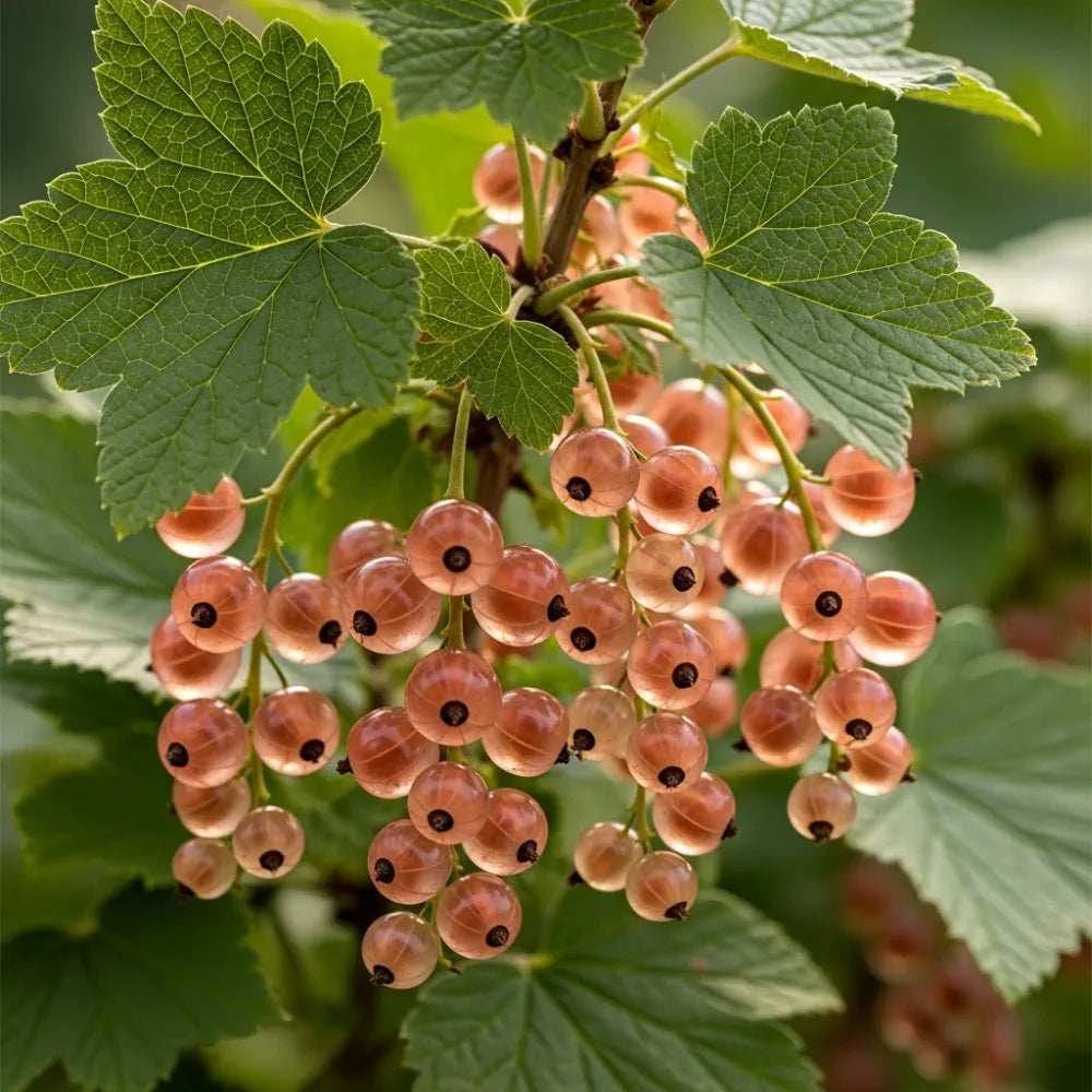 3 Gloire de Sablons' Pink Currant Plants | 3L Pots